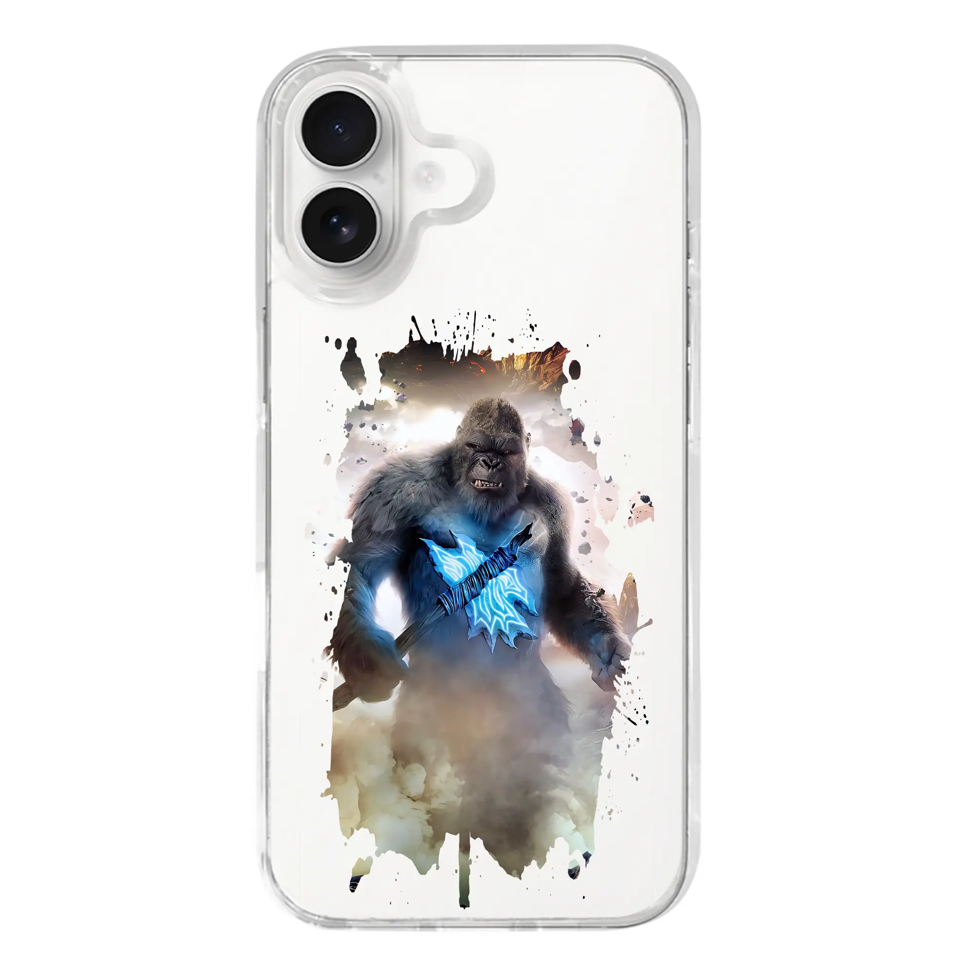 ゴジラ グッズ,キングコング - iPhone 17シリーズ 透明スマホケース – 薄型・耐衝撃・精密フィット保護カバー